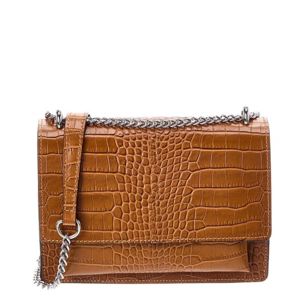 Italian Leather Natalie Leather Top Handle Bag